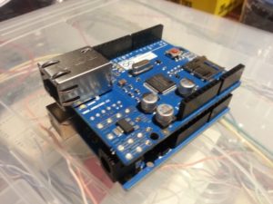 Arduino Uno with Ethernet Shield