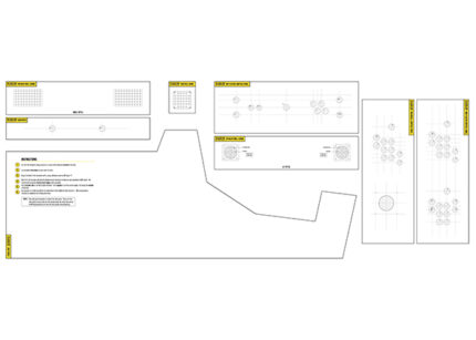 Full-Size Arcade Printed Template Boxy Side Panels Angle 2