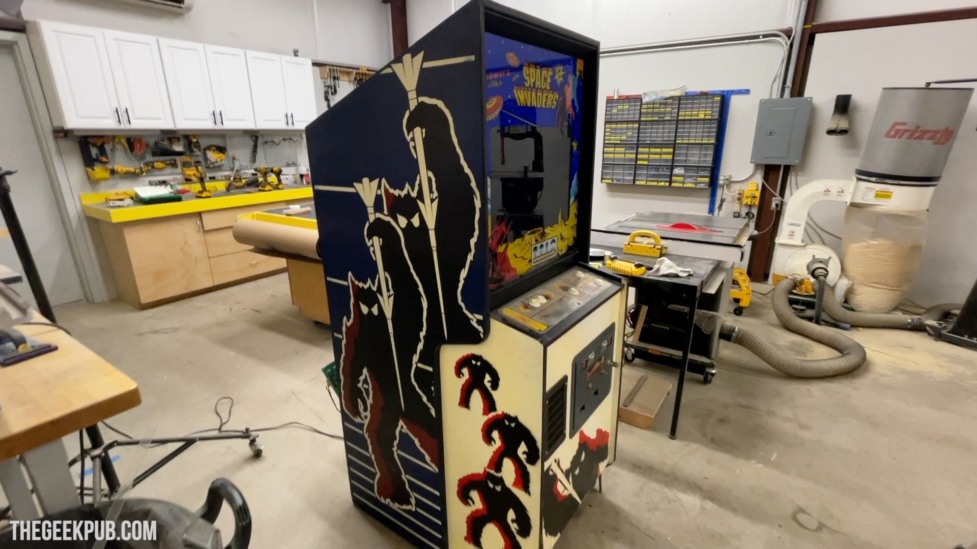 Space Invaders Arcade Cabinet