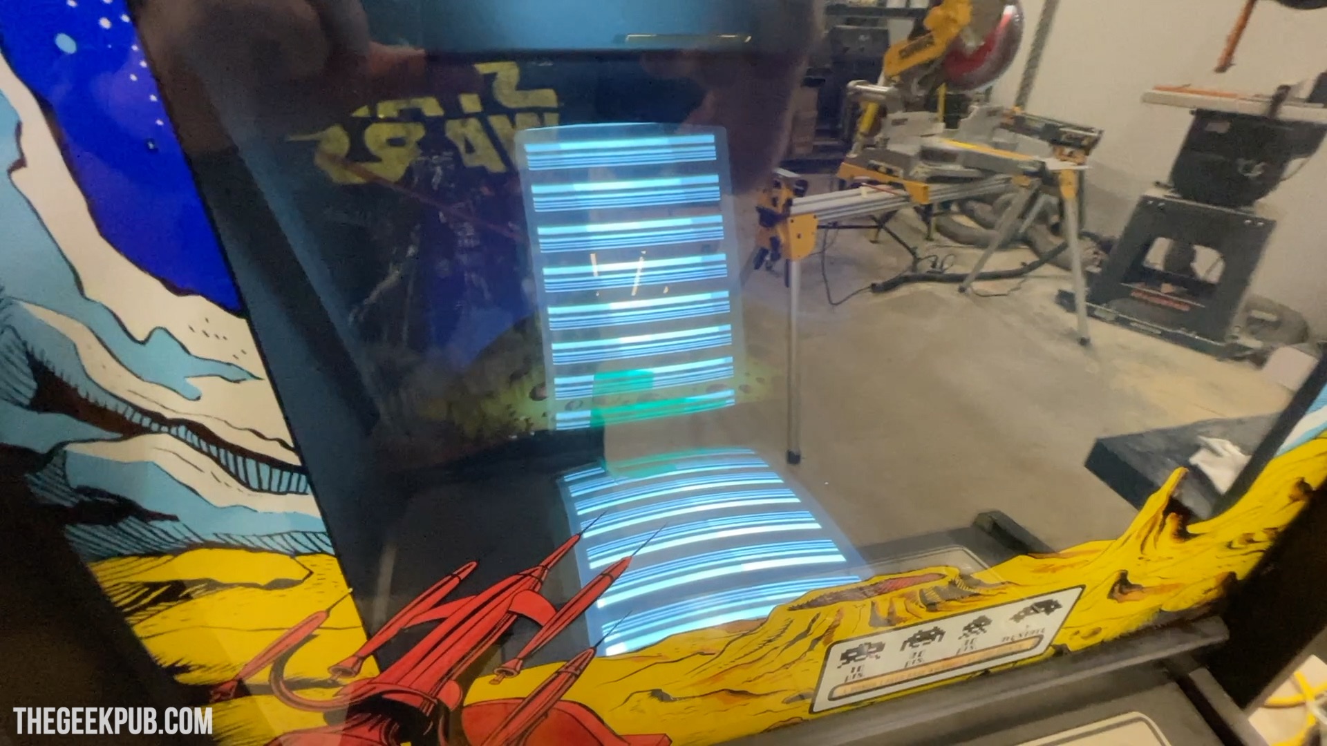 Space Invaders Repair Screen Bars