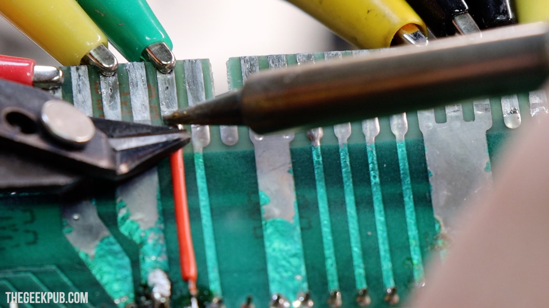 Bodging the Negative 5V line