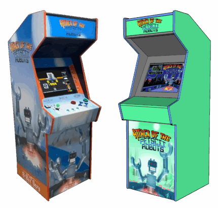 PETSCII Robots Arcade Cabinet